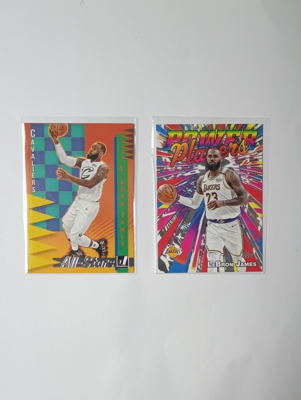 LeBron James Basketball Trading Card - Colorful Design